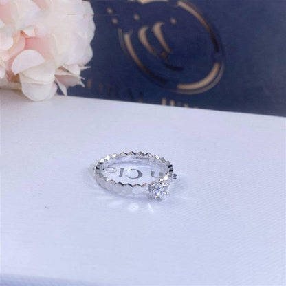 [⭐Clover Jewelry]BEE LOVE RING SILVER 1 DIAMOND