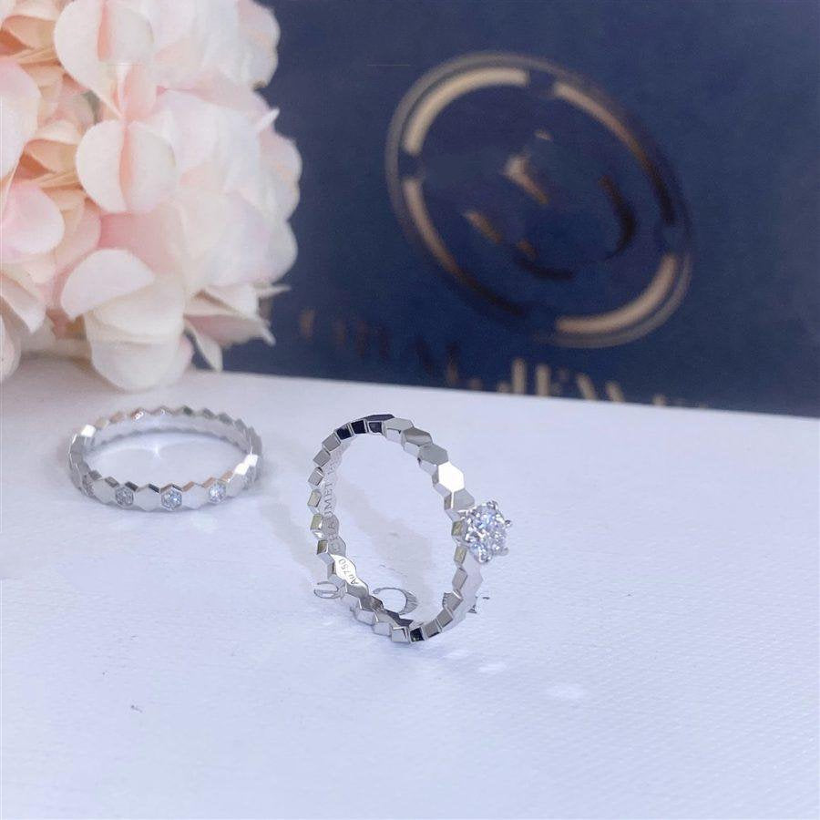 [⭐Clover Jewelry]BEE LOVE RING SILVER 1 DIAMOND