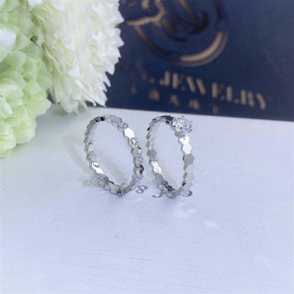 [⭐Clover Jewelry]BEE LOVE RING SILVER 1 DIAMOND