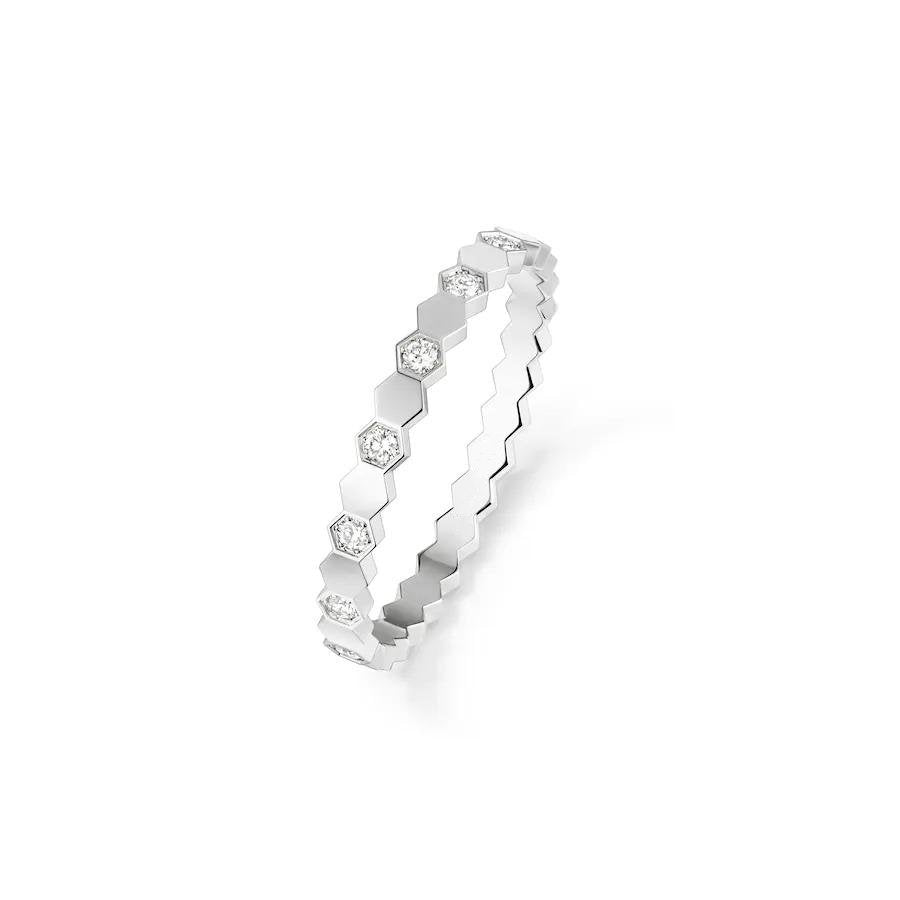 [⭐Clover Jewelry]BEE LOVE RING SILVER DIAMOND