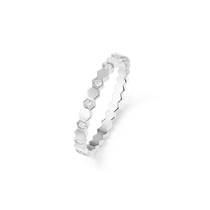[⭐Clover Jewelry]BEE LOVE RING SILVER DIAMOND