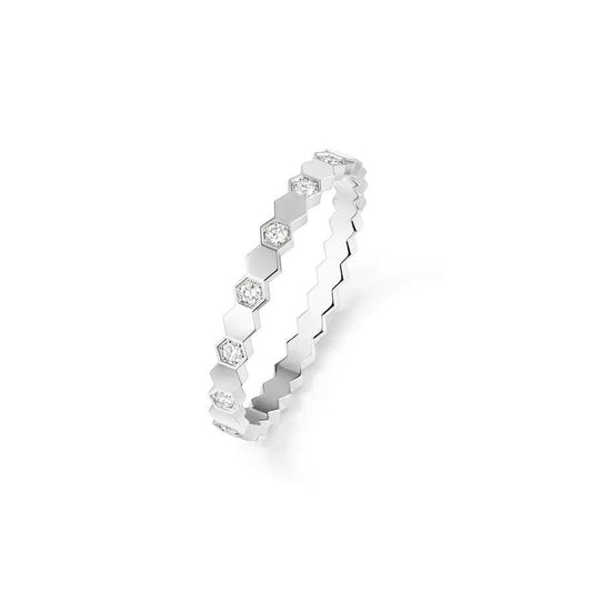 [⭐Clover Jewelry]BEE LOVE RING SILVER DIAMOND