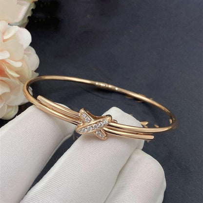 [⭐Clover Jewelry]JEUX DE BRACELET PINK GOLD DIAMONDS