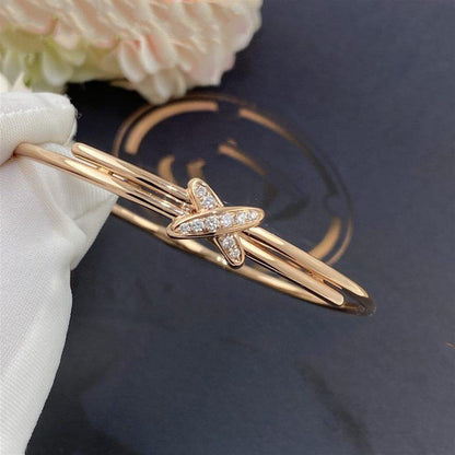 [⭐Clover Jewelry]JEUX DE BRACELET PINK GOLD DIAMONDS