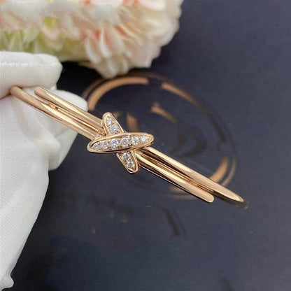 [⭐Clover Jewelry]JEUX DE BRACELET PINK GOLD DIAMONDS