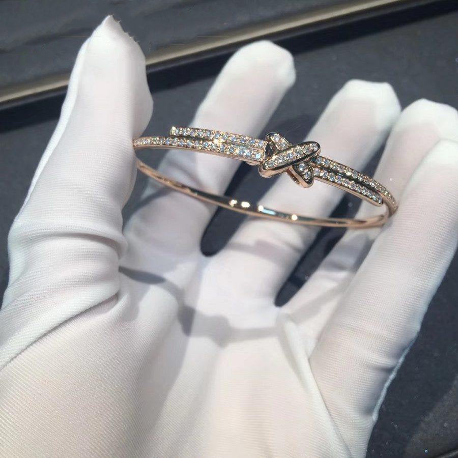 [⭐Clover Jewelry]JEUX DE BRACELET DIAMONDS PINK GOLD