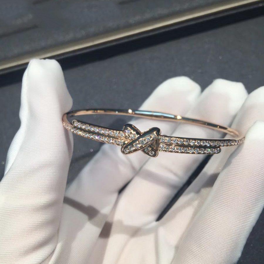 [⭐Clover Jewelry]JEUX DE BRACELET DIAMONDS PINK GOLD