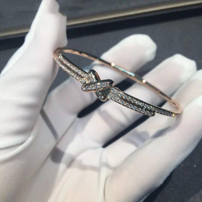 [⭐Clover Jewelry]JEUX DE BRACELET DIAMONDS PINK GOLD