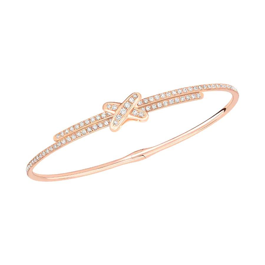 [⭐Clover Jewelry]JEUX DE BRACELET DIAMONDS PINK GOLD