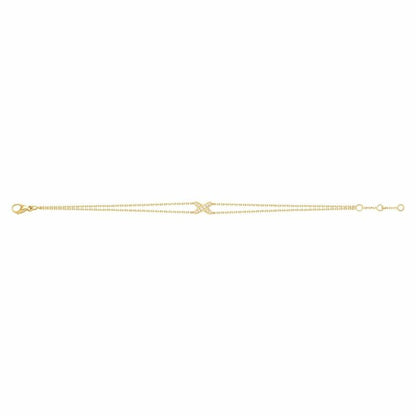 [⭐Clover Jewelry]JEUX BRACELET GOLD DIAMOND