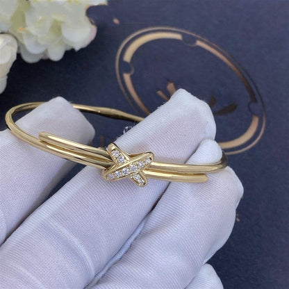 [⭐Clover Jewelry]JEUX DE BRACELET GOLD DIAMONDS