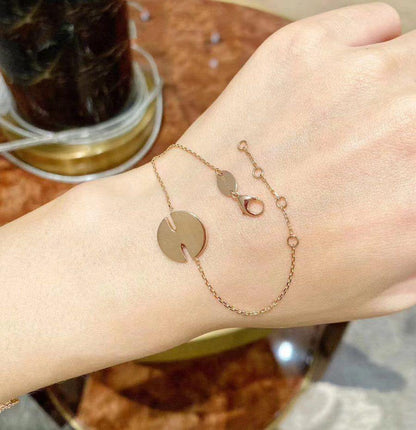 [⭐Clover Jewelry]JEUX DE BRACELET MOP PINK GOLD DIAMONDS
