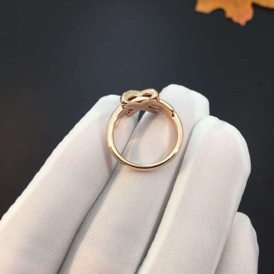 [⭐Clover Jewelry]JEUX DE PINK GOLD DIAMOND RING