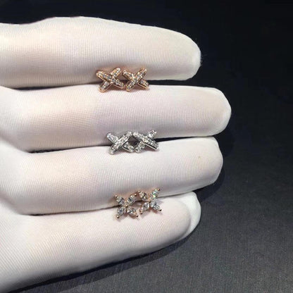 [⭐Clover Jewelry]JEUX DE DIAMOND EARRINGS