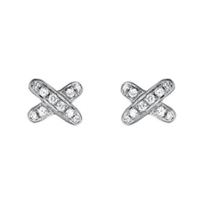 [⭐Clover Jewelry]JEUX DE DIAMOND EARRINGS