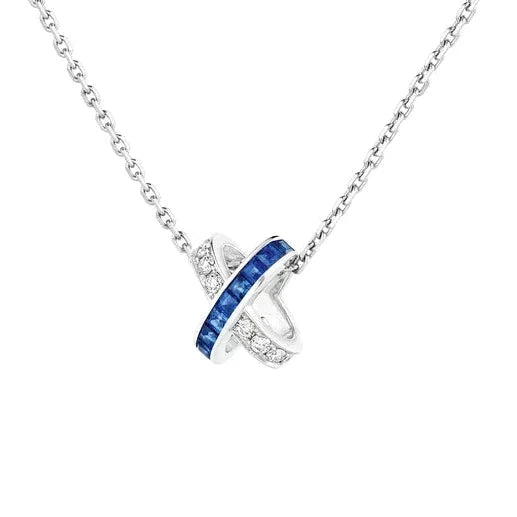 [⭐Clover Jewelry]LIENS DIAMOND SILVER NECKLACE