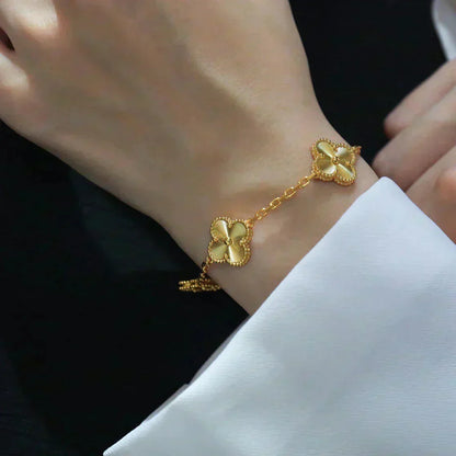 [⭐Clover Jewelry] CLOVER 5 MOTIF LASER BRACELET COLLECTION
