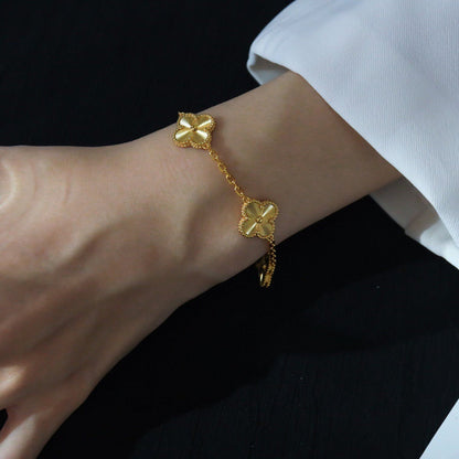 [⭐Clover Jewelry] CLOVER 5 MOTIF LASER BRACELET COLLECTION