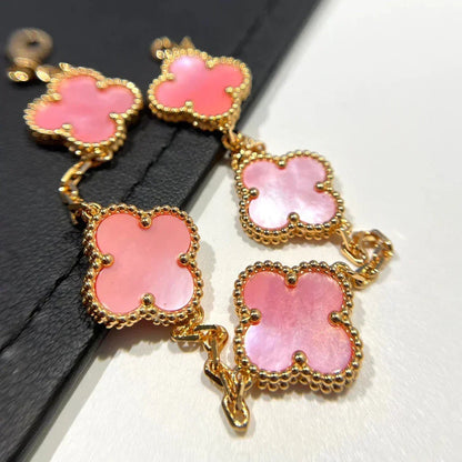 [⭐Clover Jewelry] CLOVER 5 MOTIFS  PINK MOP BRACELET COLLECTION