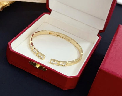 [⭐Clover Jewelry jewelrys]LOVE DIAMOND OPEN  BRACELET