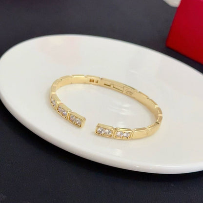 [⭐Clover Jewelry jewelrys]LOVE DIAMOND OPEN  BRACELET