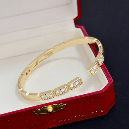 [⭐Clover Jewelry jewelrys]LOVE DIAMOND OPEN  BRACELET