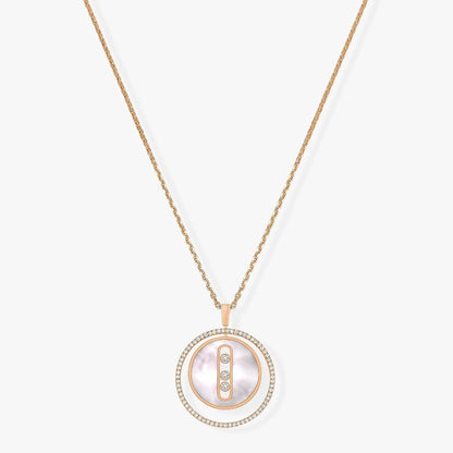 [⭐Clover Jewelry]Demo MOVE MM NACRE BLANCHE DIAMOND NECKLACE