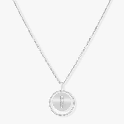 [⭐Clover Jewelry]Demo MOVE MM SILVER DIAMOND NECKLACE