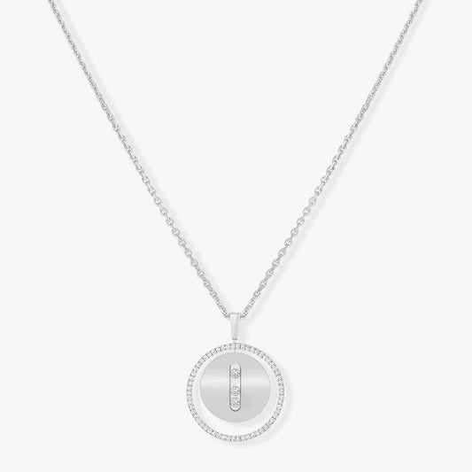 [⭐Clover Jewelry]Demo MOVE MM SILVER DIAMOND NECKLACE