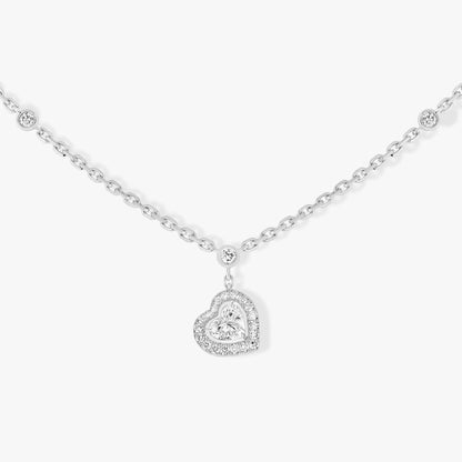 [⭐Clover Jewelry]JOY HEART DIAMOND NECKLACE