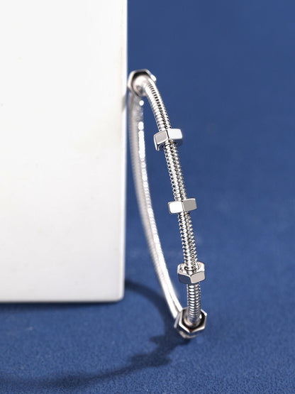 [⭐Clover Jewelry jewelrys]CT THREADED BRACELET