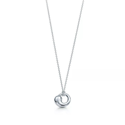 [Clover Jewelry]SNAIL PEDANT SILVER NECKLACE