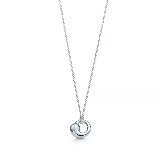 [Clover Jewelry]SNAIL PEDANT SILVER NECKLACE