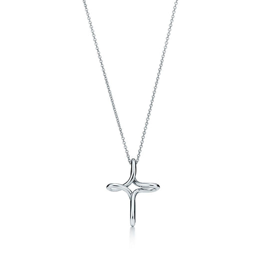 [Clover Jewelry]CROSS NECKLACE STERLING SILVER MATERIAL