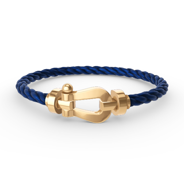 [⭐Clover Jewelry]FORCE LARGE HORSESHOE NO DIAMOND BRACELET GOLD