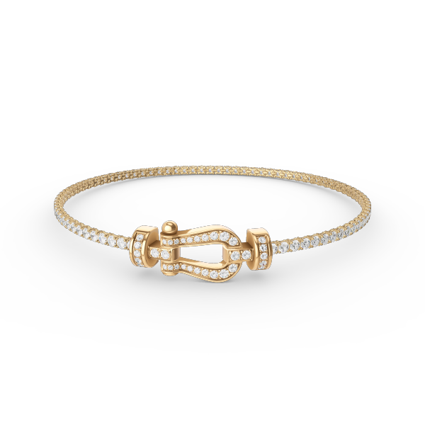 [⭐Clover Jewelry]FORCE  HORSESHOE  DIAMOND TENNIS BRACELET
