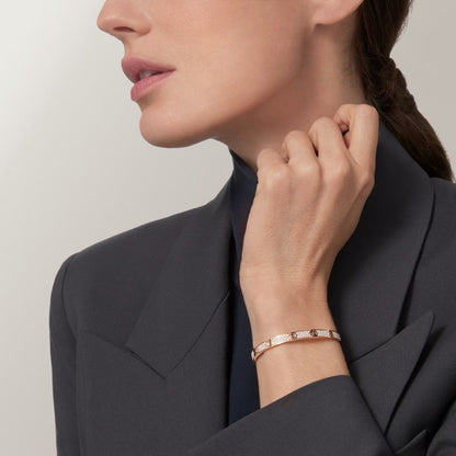 [⭐Clover Jewelry]LOVE BRACELET 4.8MM DIAMOND-PAVED