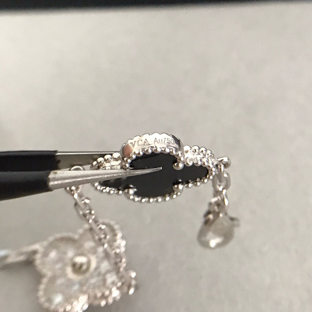 [⭐Clover Jewelry] CLOVER 5 MOTIF ONYXS BRACELET COLLECTION