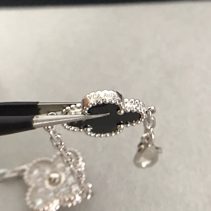 [⭐Clover Jewelry] CLOVER 5 MOTIF ONYXS BRACELET COLLECTION