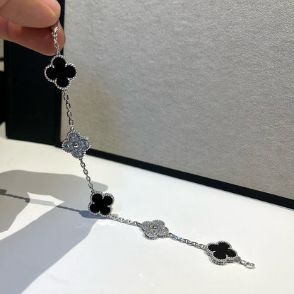 [⭐Clover Jewelry] CLOVER 5 MOTIF ONYXS BRACELET COLLECTION