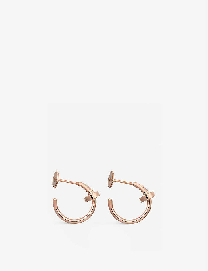 [⭐Clover Jewelry]JUSTE EARRINGS PINK GOLD