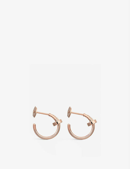 [⭐Clover Jewelry]JUSTE EARRINGS PINK GOLD