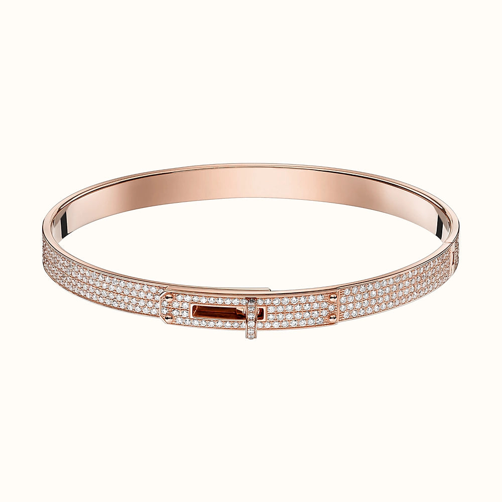 [⭐Clover Jewelry]KELLY BRACELET DIAMOND PAVED
