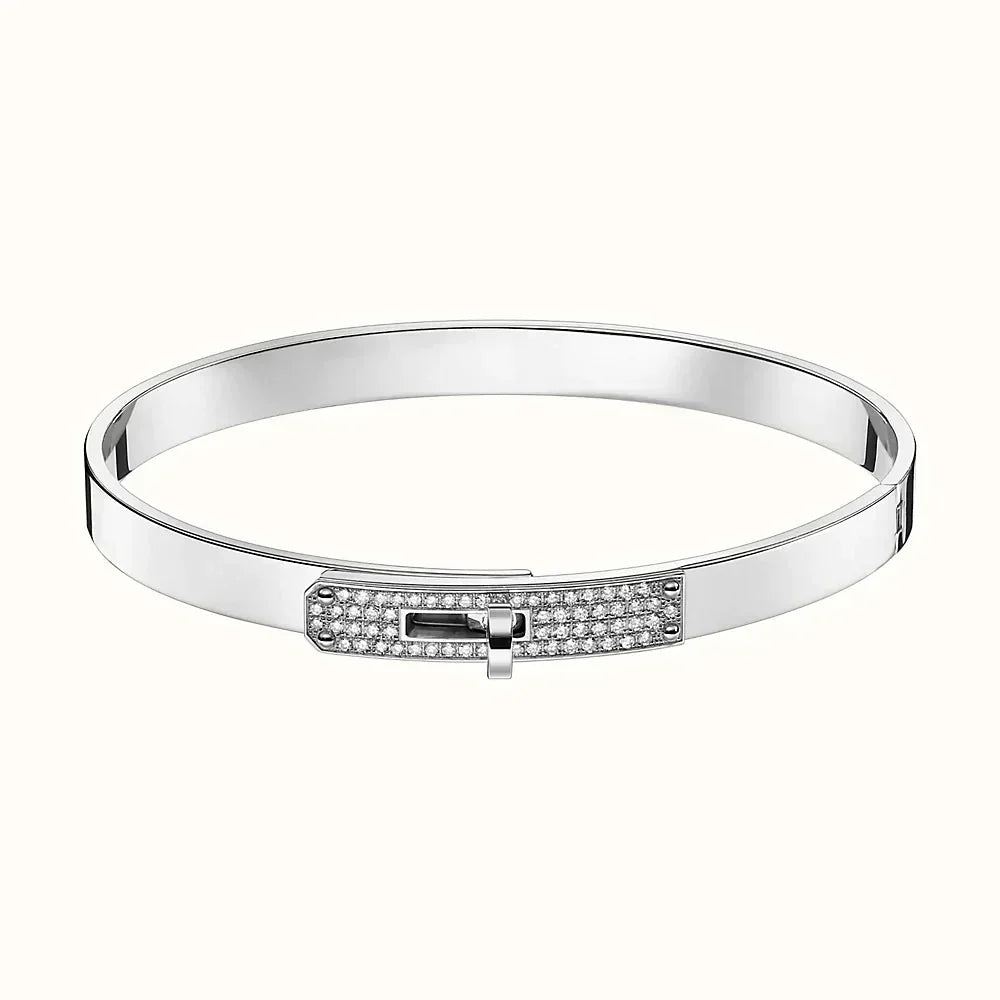 [⭐Clover Jewelry]KELLY SILVER DIAMOND BRACELET