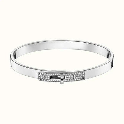 [⭐Clover Jewelry]KELLY SILVER DIAMOND BRACELET