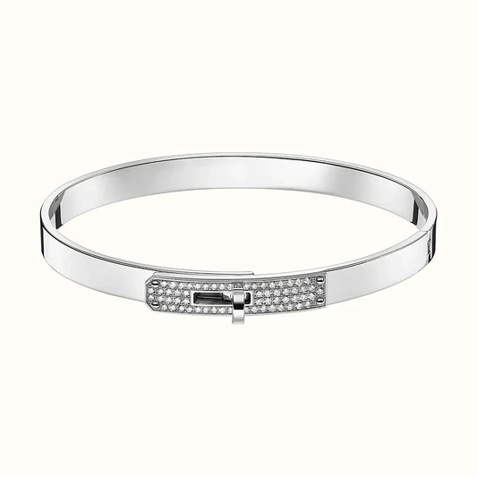 [⭐Clover Jewelry]KELLY SILVER DIAMOND BRACELET