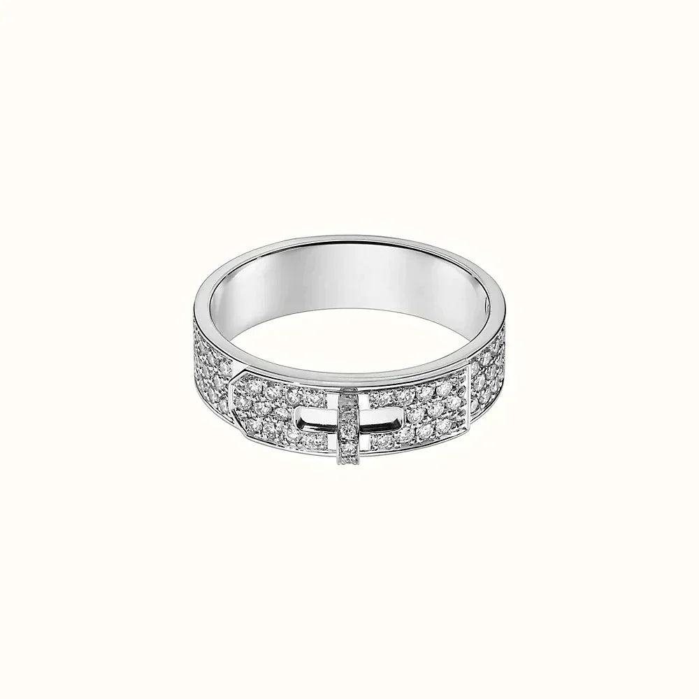 [⭐Clover Jewelry]KELLY SILVER DIAMOND RING