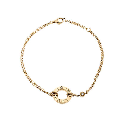 [⭐Clover Jewelry]LOVE BRACELET 2 DIAMOND