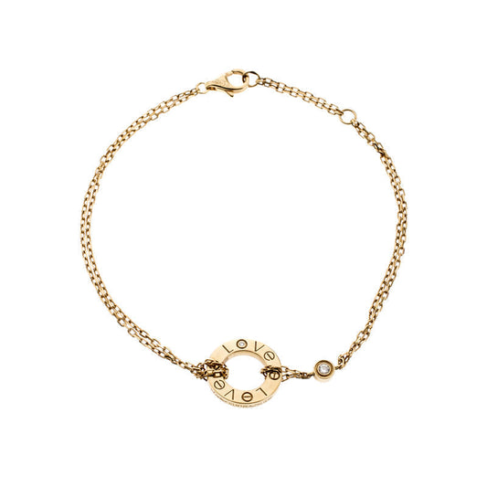 [⭐Clover Jewelry]LOVE BRACELET 2 DIAMOND