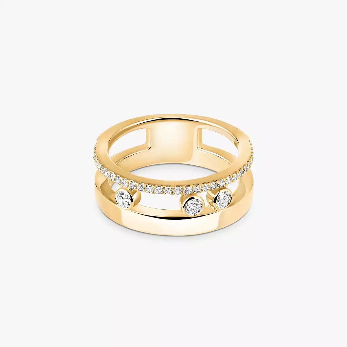 [⭐Clover Jewelry]Move Romane Diamond Ring